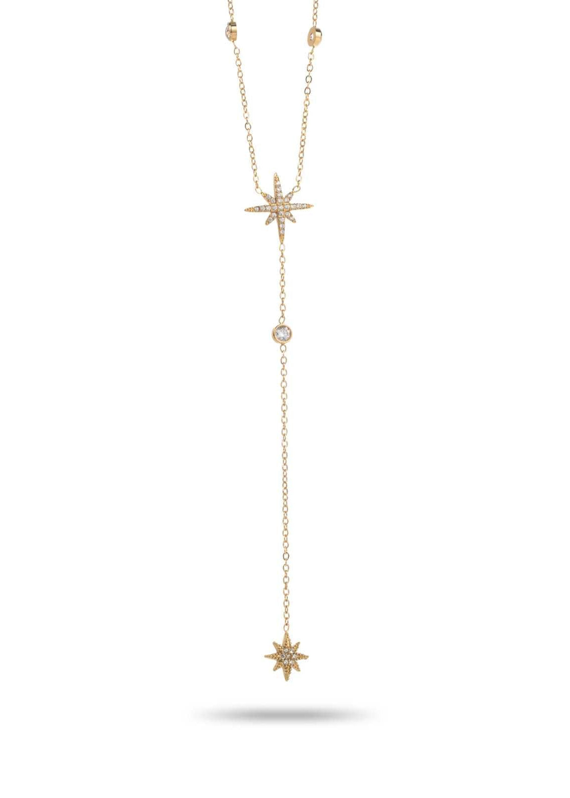 Y Shaped Star Necklace-OutDazl-OutDazl