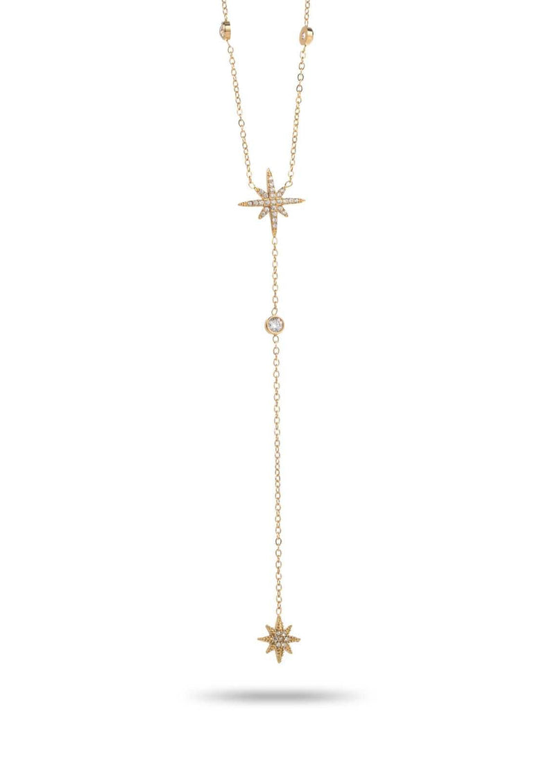 Y Shaped Star Necklace-OutDazl-OutDazl