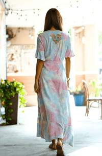 Zaimara - Chania Sunset Maxi Wrap Dress - OutDazl