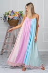 Zaimara - Rainbow Maxi Dress - OutDazl