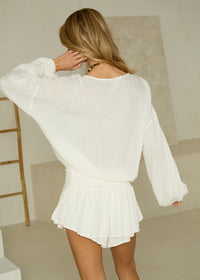 White Playsuit Zoe